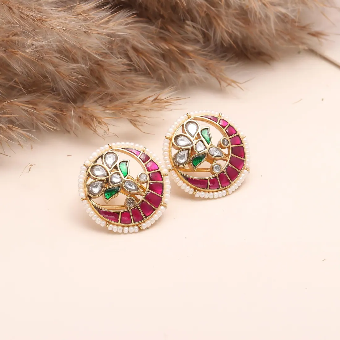 Kundan Studs