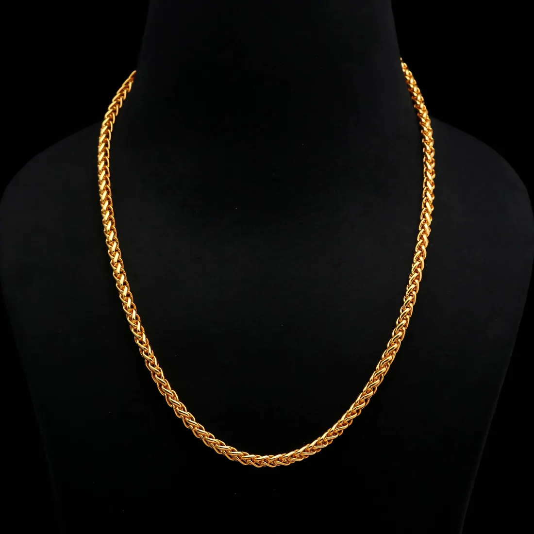 Heavy Wheat-Link Gold Chain