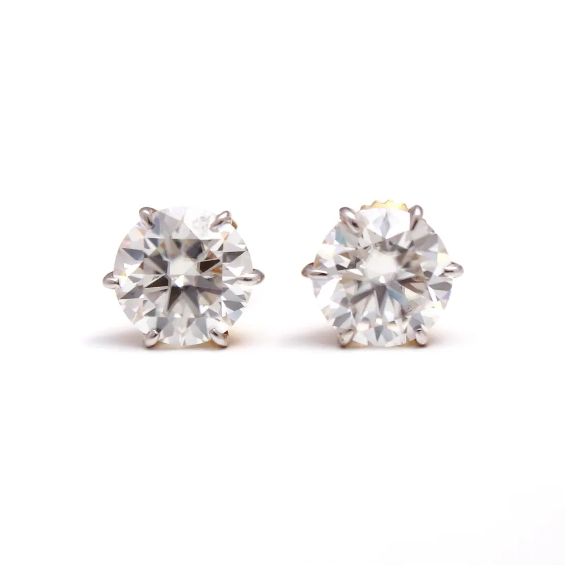Solitaire Stud Earrings